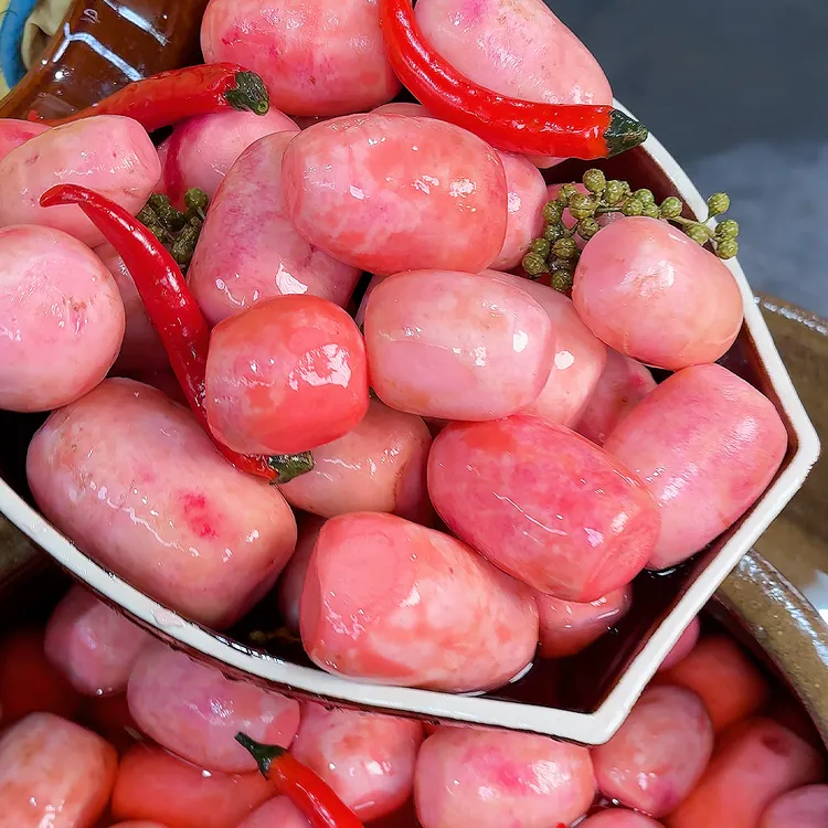 初耕泡红皮小萝卜酸辣味开袋即食四川老坛泡菜儿菜洋姜豇豆组合装