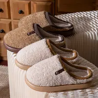 【防臭棉拖鞋】新款冬季棉拖鞋男女毛毛拖鞋防滑家居拖洋羔绒厚底