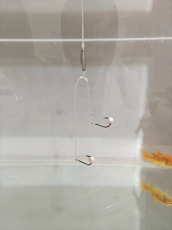 鲢鳙水平钓组短柄钩  大王钓组短柄款   （包含5套钩子1瓶泡沫）