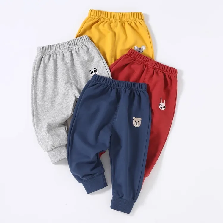 婴儿裤子春秋外穿薄款纯棉男女卫裤2025款宽松版型宝宝可开档长裤