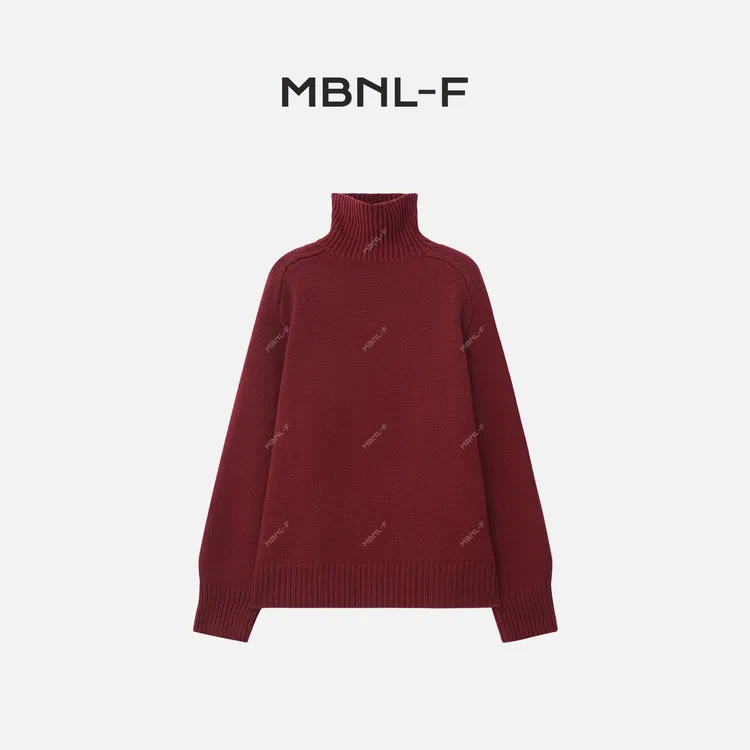 MBNL-F "圣诞毛衣“ 2024F/W新品 100%羊毛高领毛衣 秦磊XM-MY3566