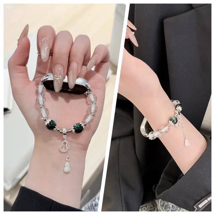 古序显白神器手链式表带适配小米手环红米苹果手表黄皮救星百搭女