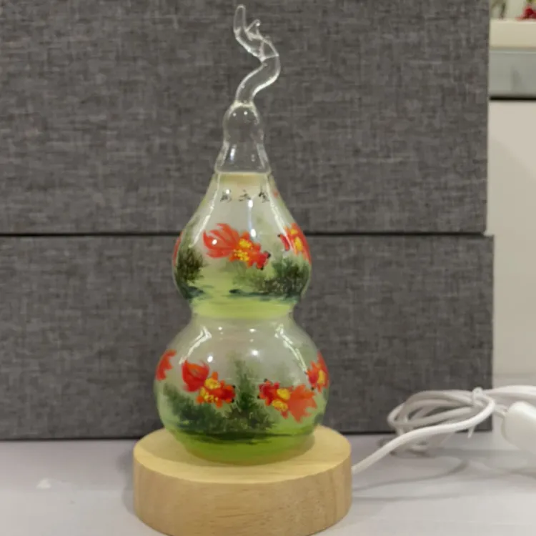 纯手绘内画鼻烟壶小夜灯特色礼品