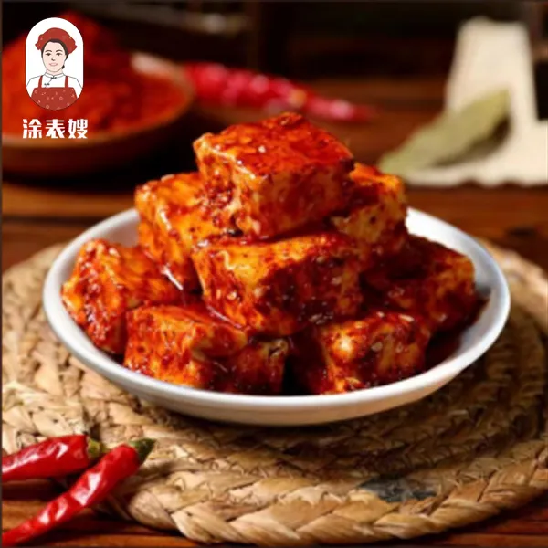 涂表嫂茶油豆腐乳 江西特产农家手工霉豆腐 鲜香软辣豆腐乳300克