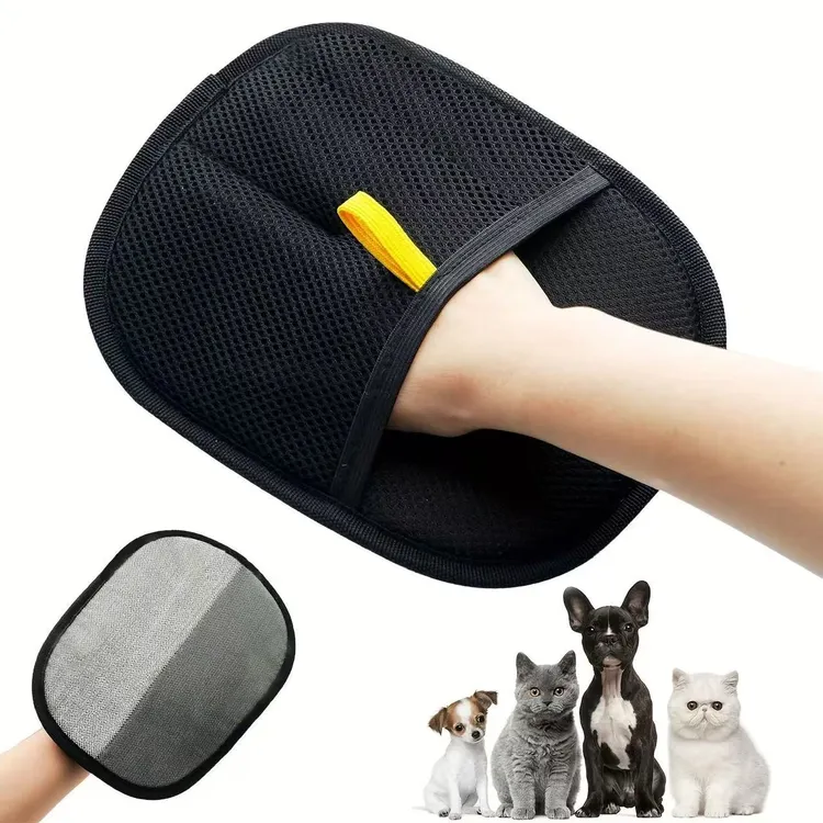 养宠必备手套猫毛清理宠物静电除毛手套双向刷毛粘毛除毛神器猫狗