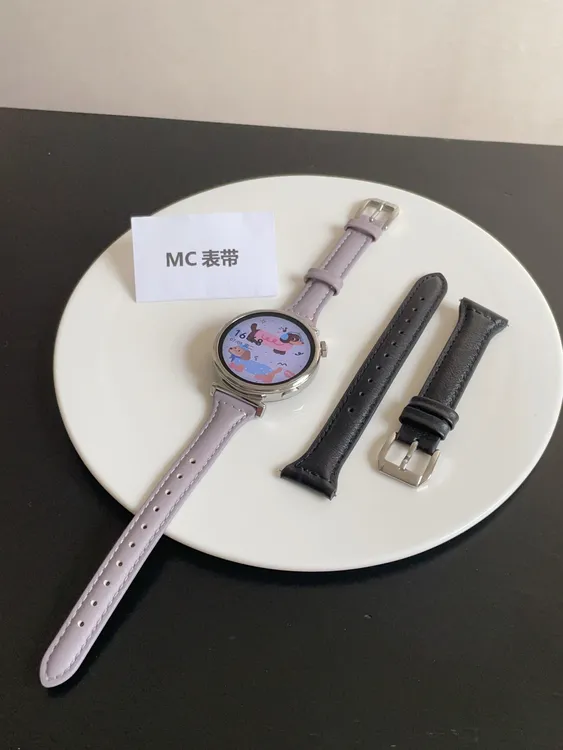 MC适用gt6手表gt5gt4gt3温柔真皮watch5表带小米手表S4腕带小蛮腰