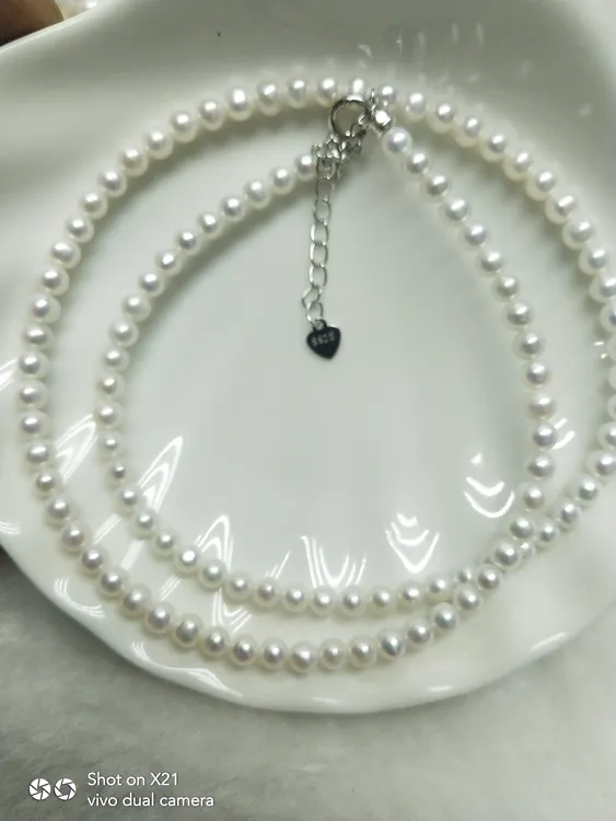 正圆极强光天然淡水真珍珠小米珠时尚单品款