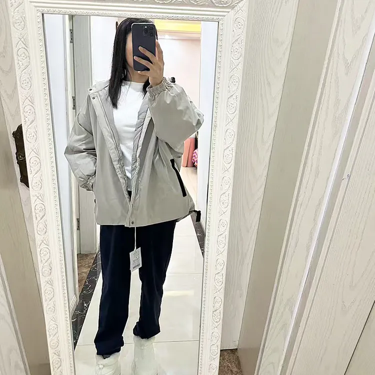 K632 童装120-170码 儿童棉袄宽松款棉衣女童外套冬季oversize