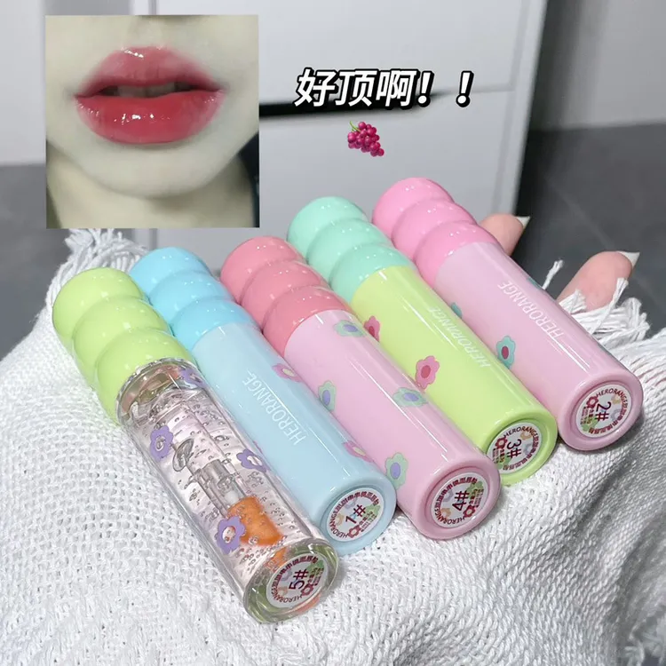 ~冰糖葫芦镜面唇釉滋润保湿水光可爱嘟嘟唇玻璃唇蜜唇彩