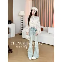 【裴诗婷】橙子·studio 【珍珠糖豆】MY0201不规则彩色点点毛衣05