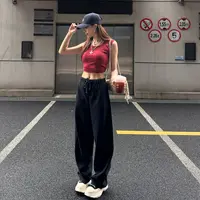 【早秋新品】.经典设计款 松紧腰休闲裤气质 显瘦显高卫裤