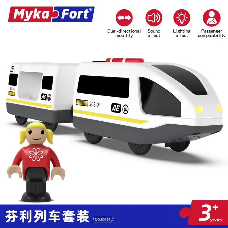 电动轨道车高铁和谐号儿童益智仿真小火车兼容木制轨道婴幼儿玩具