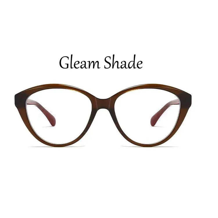 格影Gleam Shade 2025新款素颜复古猫眼时尚防蓝光眼镜045