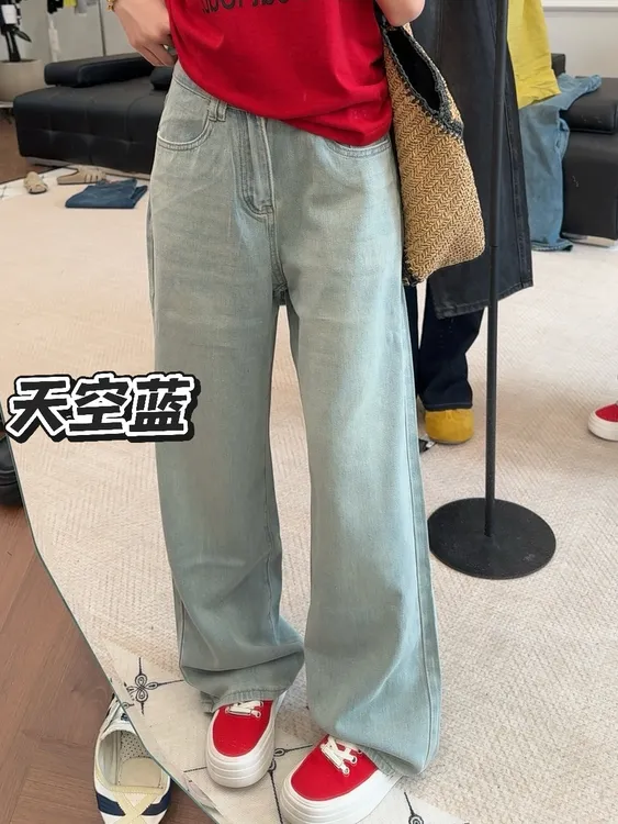 10035    夏季设计感显瘦百搭牛仔裤