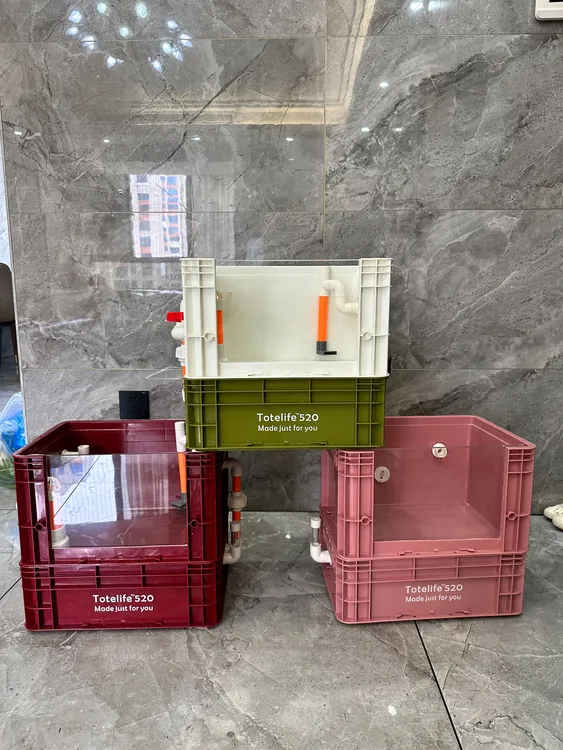 工业风鱼缸底滤周转箱多层净水循环养鱼过滤缸