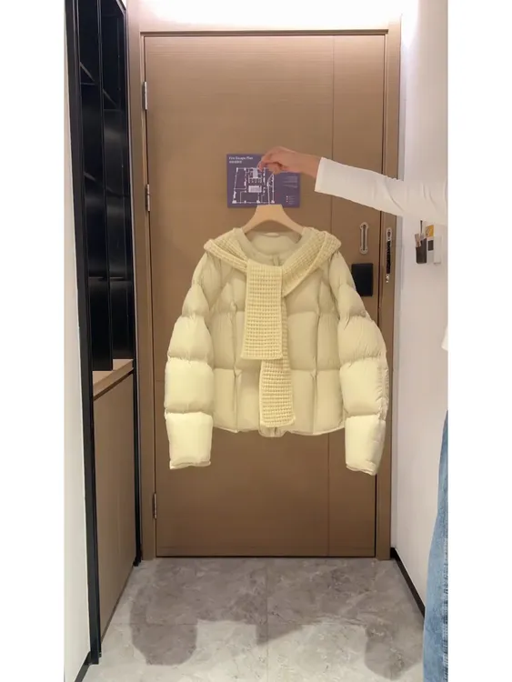 韩系短款黄色羽绒服女2025年冬季新款甜美小清新加厚保暖外套上衣