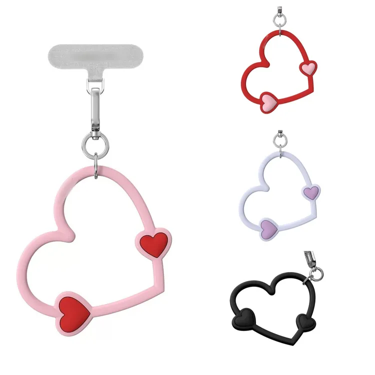 【C原版挂饰爱心腕带】手机壳链条挂饰挂绳钥匙扣创意短链包包挂件