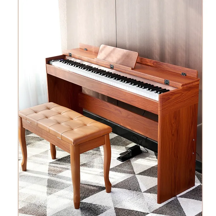 贝多辰88重锤键电钢琴成人儿童翻盖式书桌电钢琴方便一体通用演奏