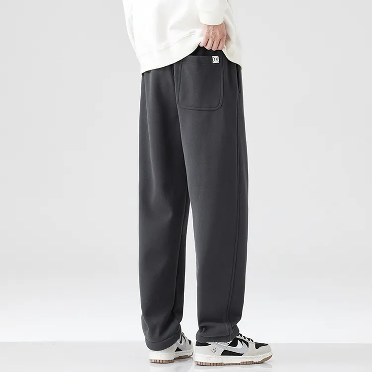 宽松潮流长裤大码男士春秋百搭直筒卫裤 现货基础大众风格直筒型