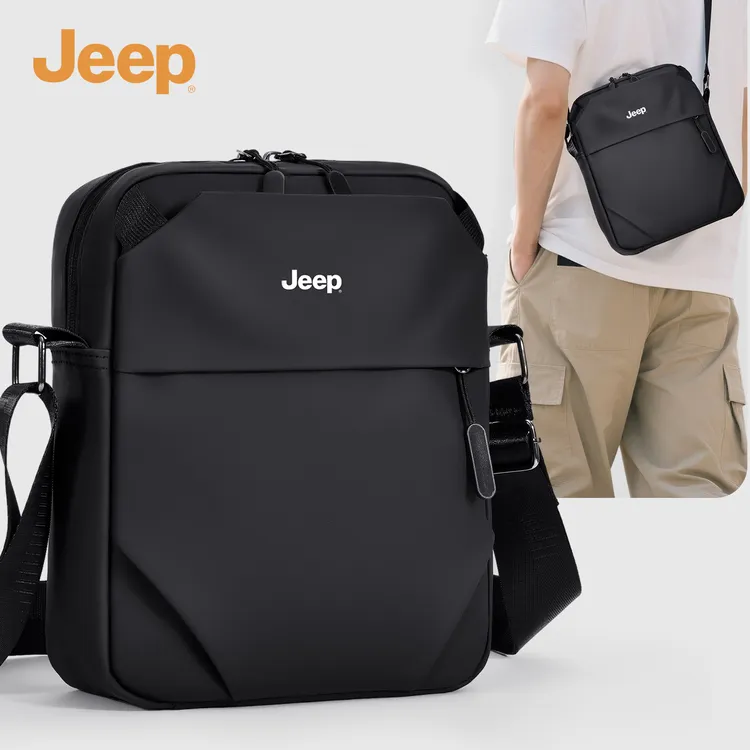 JEEP男士斜挎包磁扣单肩包轻便旅游上班通勤外出专用包挎包男背包
