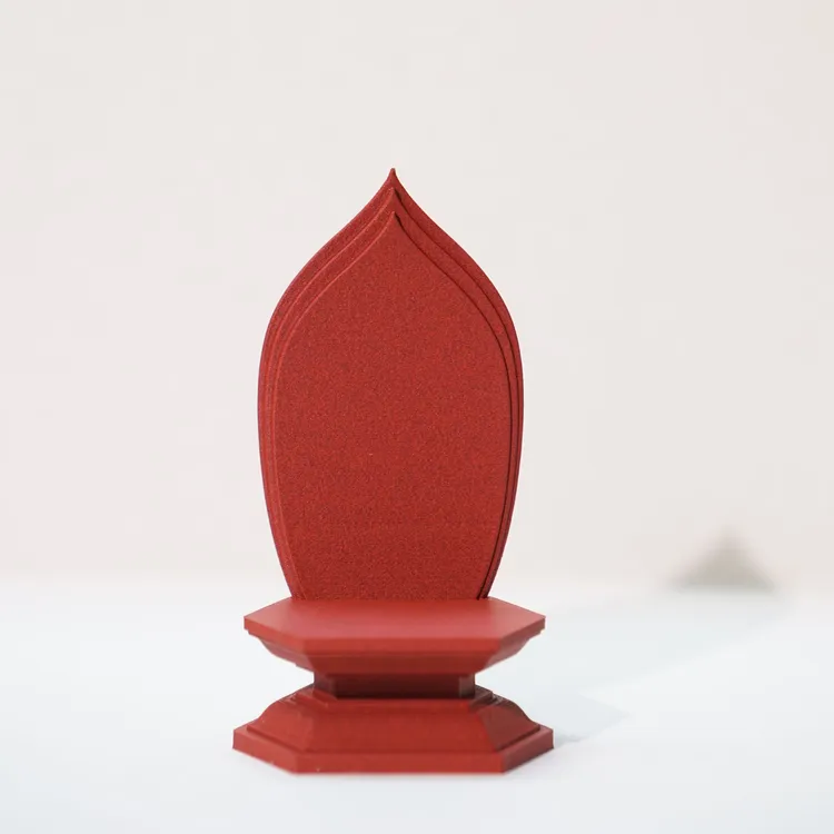 六方形带背光须弥座