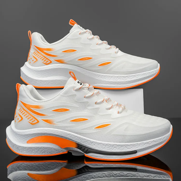 夏季透气百搭2025新款青少年运动休闲跑步鞋学生轻便老爹网面潮鞋