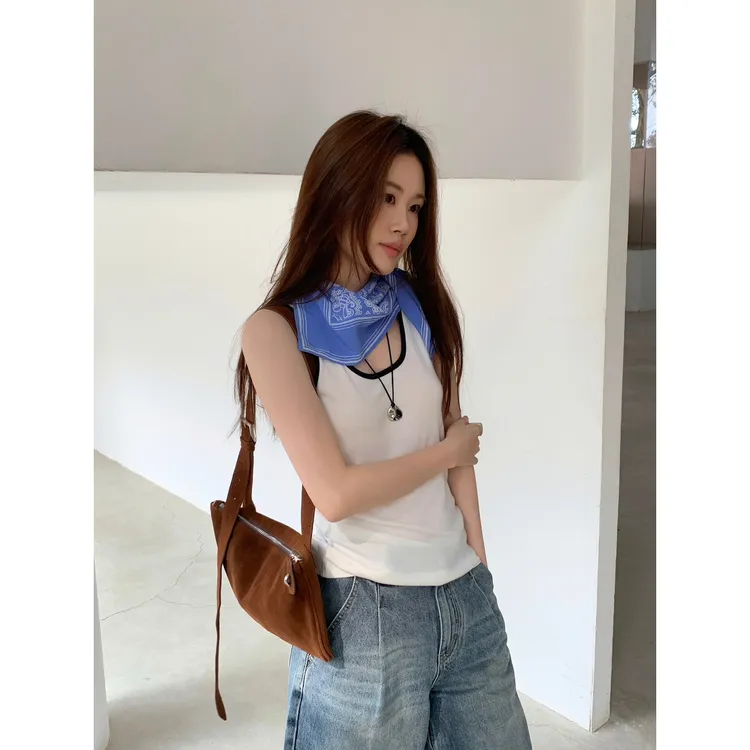 ABOWLAB-简约针织背心0818