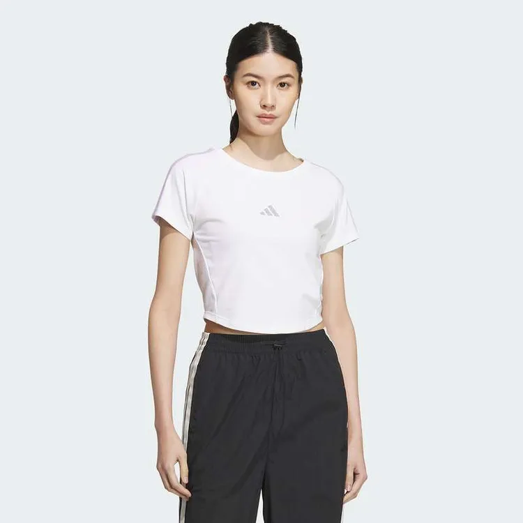 阿迪达斯 （adidas）女子运动休闲短袖T恤KC5429