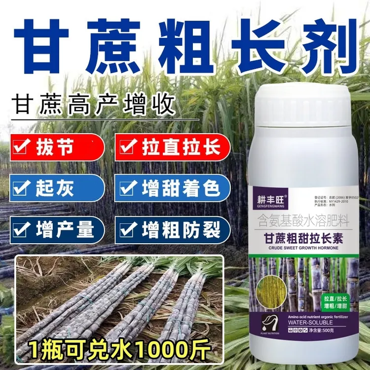 甘蔗专用药甘蔗拉长膨大素增长增粗增甜拔节抗倒叶面肥甘蔗壮丰素