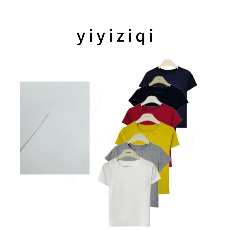 阿洁yiyiziqi【青竹】时尚休闲百搭夏季设计师款T恤0159