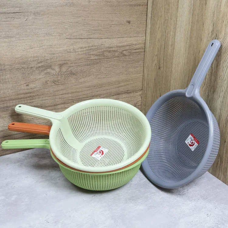 长柄淘米篮沥水篮洗米箩米筛子厨房洗菜筐水果筐蔬菜沥水收纳篮