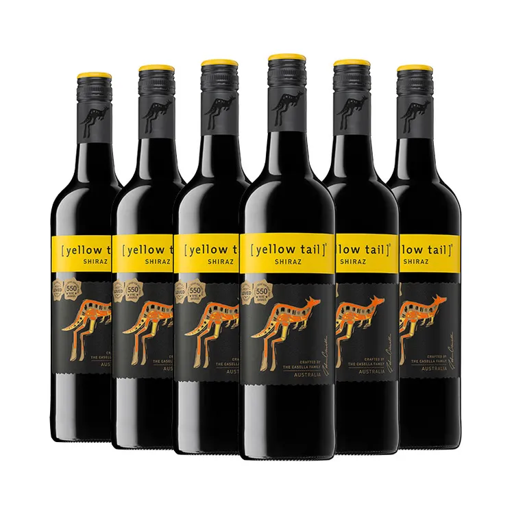 黄尾袋鼠西拉红葡萄酒 澳洲原瓶原装进口红酒750ml*6