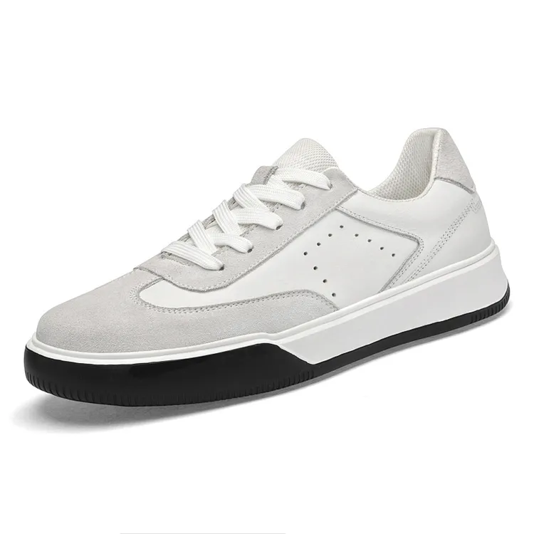 2025秋季新款男士板鞋舒适高级感男休闲小白鞋商务板鞋圆头法式