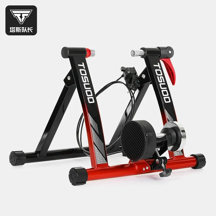 塔斯队长自行车室内骑行台山地公路车磁阻快拆单车家用折叠训练台