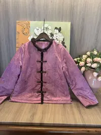 水如画【貂蝉】重工系列秋冬新中式国风网红气质宽松棉服外套上衣