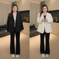 【胖佳佳】现货~闪耀氛围 西装外套秋季新款气质百搭西服H625T13347