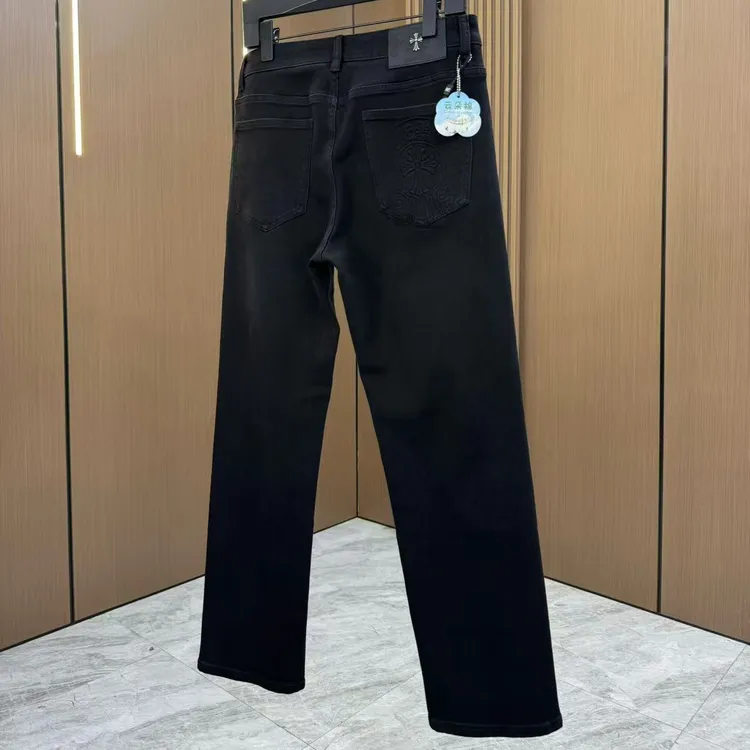 89302C男士秋季新款直筒牛仔裤黑灰色净版休闲时尚简约百搭