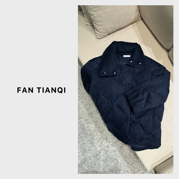 范天奇FAN TIANQI【被子鹅】高克重中长款羽绒服FLY251025
