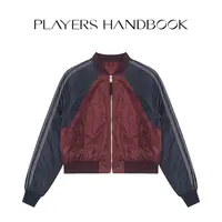 PH《冬日爱丁堡》美式复古撞色骆驼绒时尚百搭棒球棉服外套PH6126