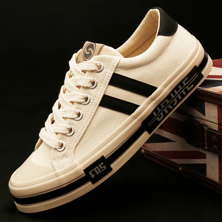 25841 男鞋秋季新款时尚布鞋经典休闲鞋男士韩版潮鞋百搭帆布鞋