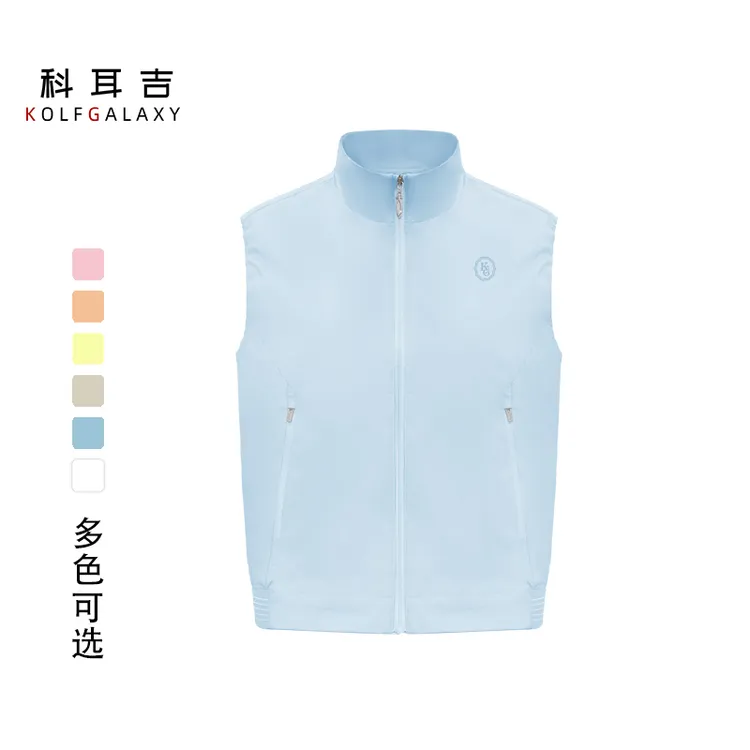 科耳吉新品 高尔夫马甲 马甲背心运动风女马甲时尚韩版百搭款