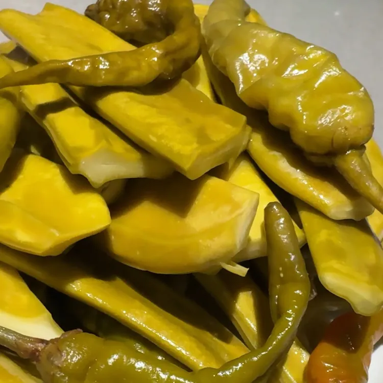 江西赣南风味农家手工腌制酸辣椒老坛泡椒宁都特产酸刀豆下饭菜