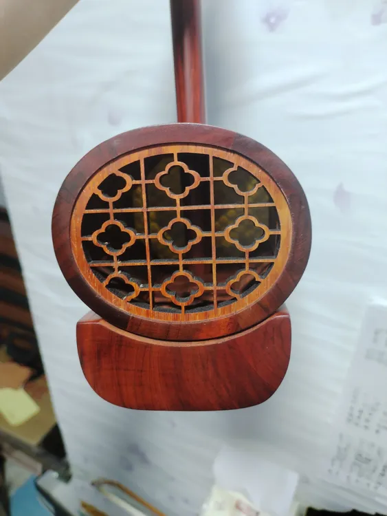 紫檀扁八角两用琴加厚底托！音量大共鸣好