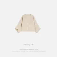 Meiying-重工刺绣时尚圆领时尚外套YA5DQ002