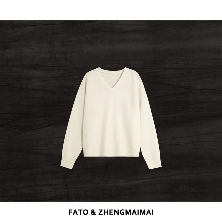 【郑买买】初雪之光 新款知性贵气显瘦松弛感慵懒风毛衣 SY50906M1