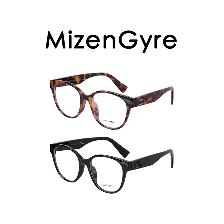 MizenGyre猫眼复古大框眼镜女素颜显气色潮流休闲风框架镜