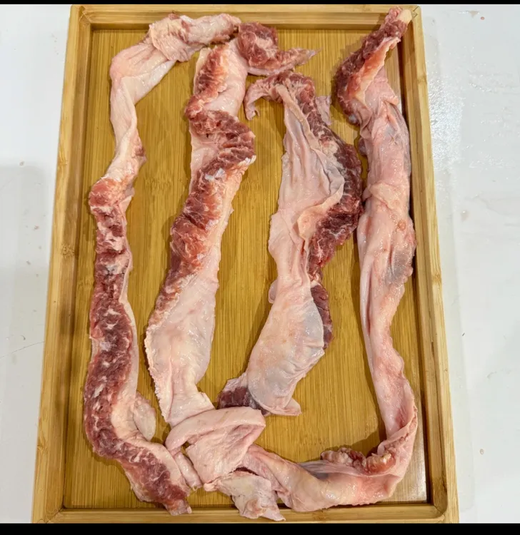 带肉牛横隔膜筋  护心肉边（筋头巴脑生鲜不退换）