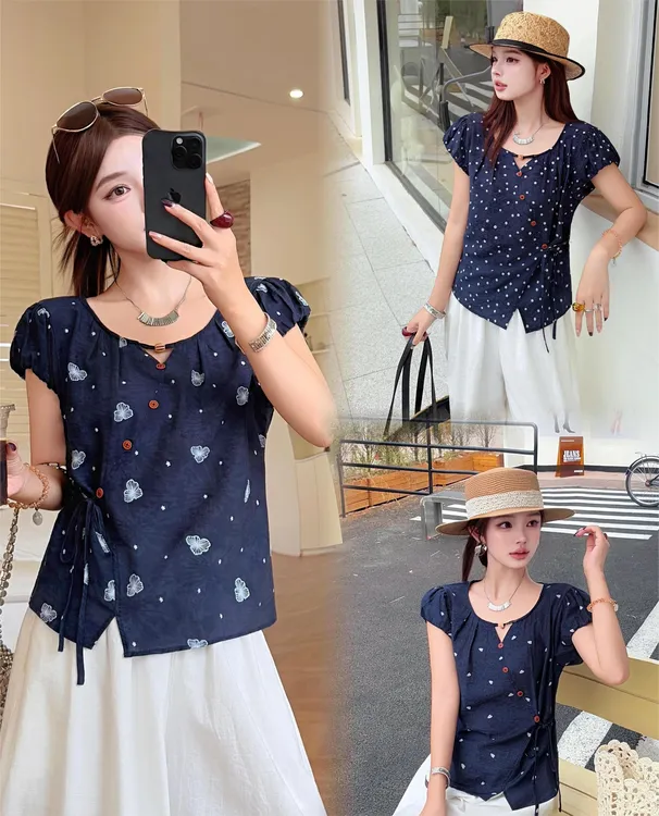 百搭韩版成人时尚夏季四季通用无袖宽松型衬衫上衣女装