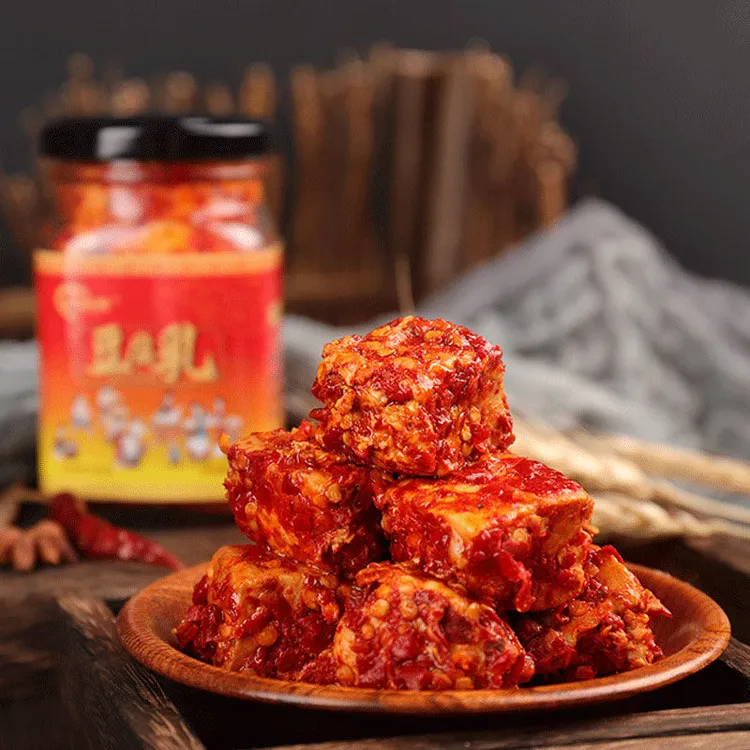 湖南特产乡村手工香辣豆腐乳正宗品牌正宗霉豆腐开胃下饭拌饭菜