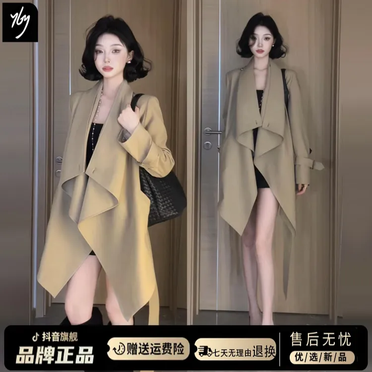 气质高级感风衣秋季流行韩系早秋穿搭短款外套女2025新款秋装上衣